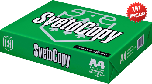 Офисная бумага SvetoCopy А4