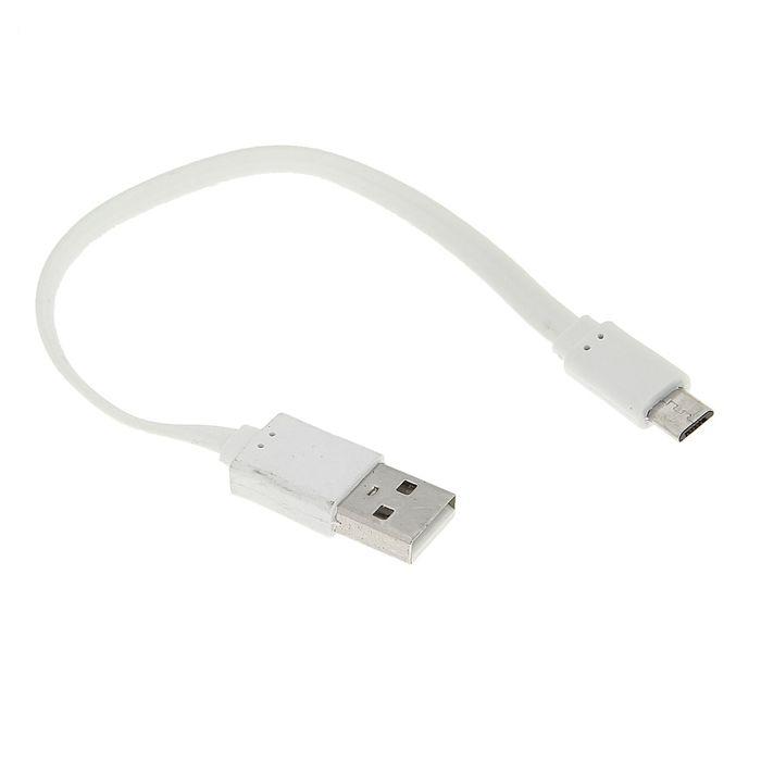 Шнур USB - micro USB 20 см Luazon
