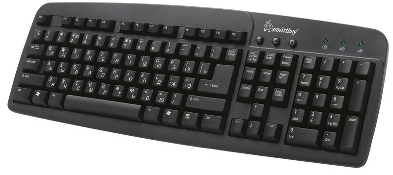 Клавиатура проводная мультимедийная SBK-208U-K