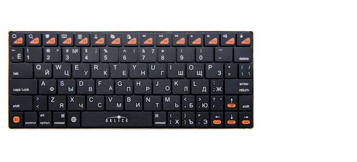 Компактная Blutooth клавиатура Oklick 840S