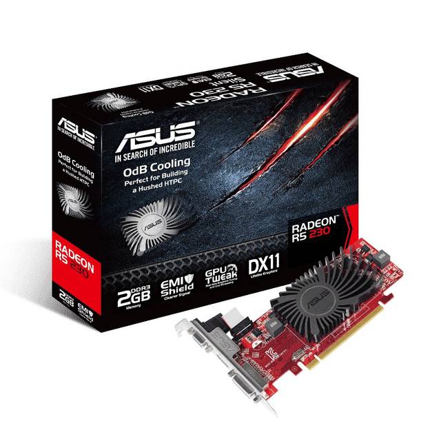 Видеокарта ASUS Radeon R5 230 650Mhz PCI-E 2.1 2048Mb